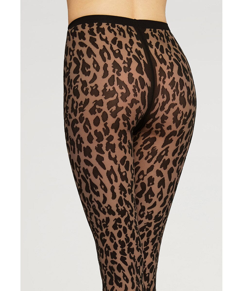 Wolford - Leo Tights14901 - 9180 Black/black Strømpebukser 