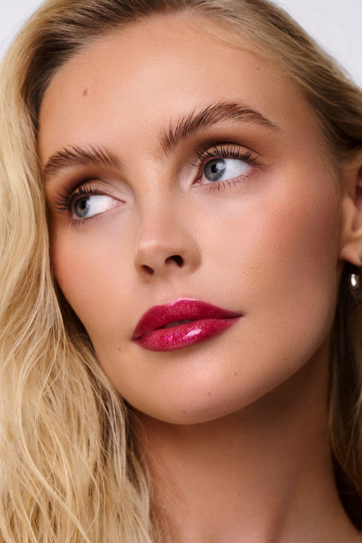 Wonderskin - Wonder Blading Top Gloss - Red Glitter WS-TP-GLR Lipgloss 