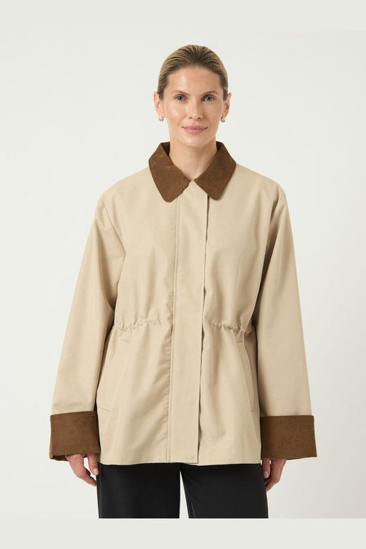 Y.A.S - Yasanca Ls Parka Jacket - 4920208 Oxford Tan