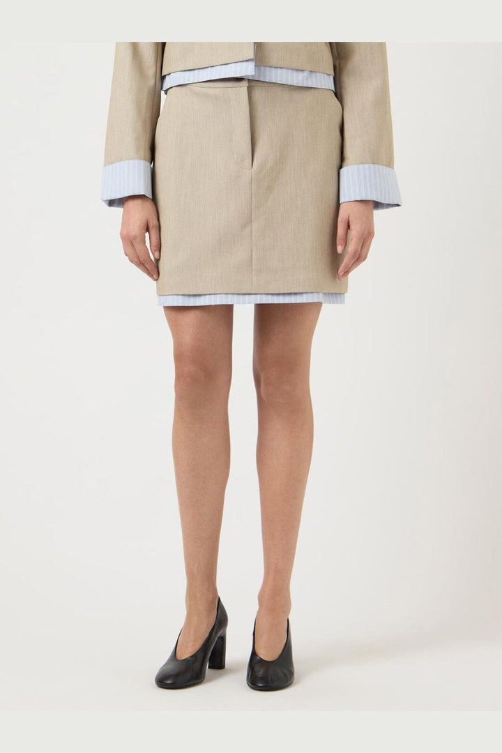 YAS - Yasdetana Skirt - 4959192 Pelican W. Skyway