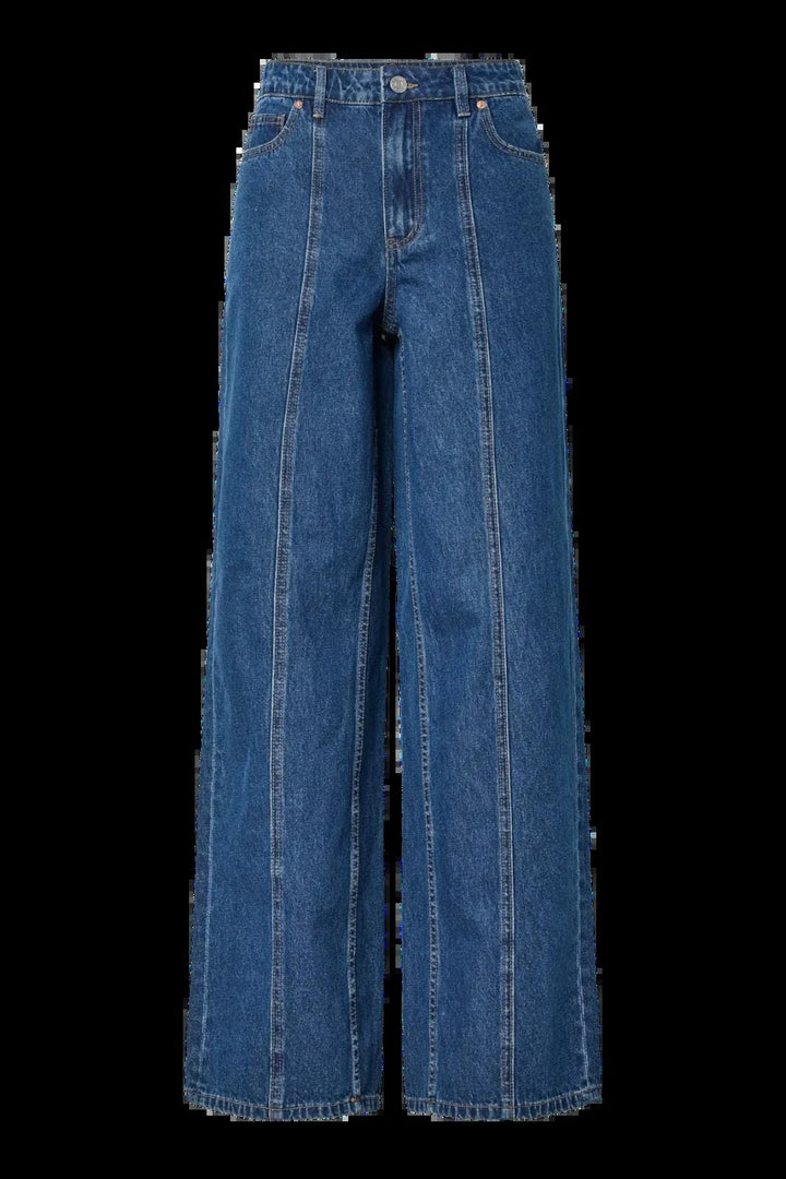Y.A.S - Yaselsie Wide Jeans - 4951955 Medium Blue Denim Jeans 
