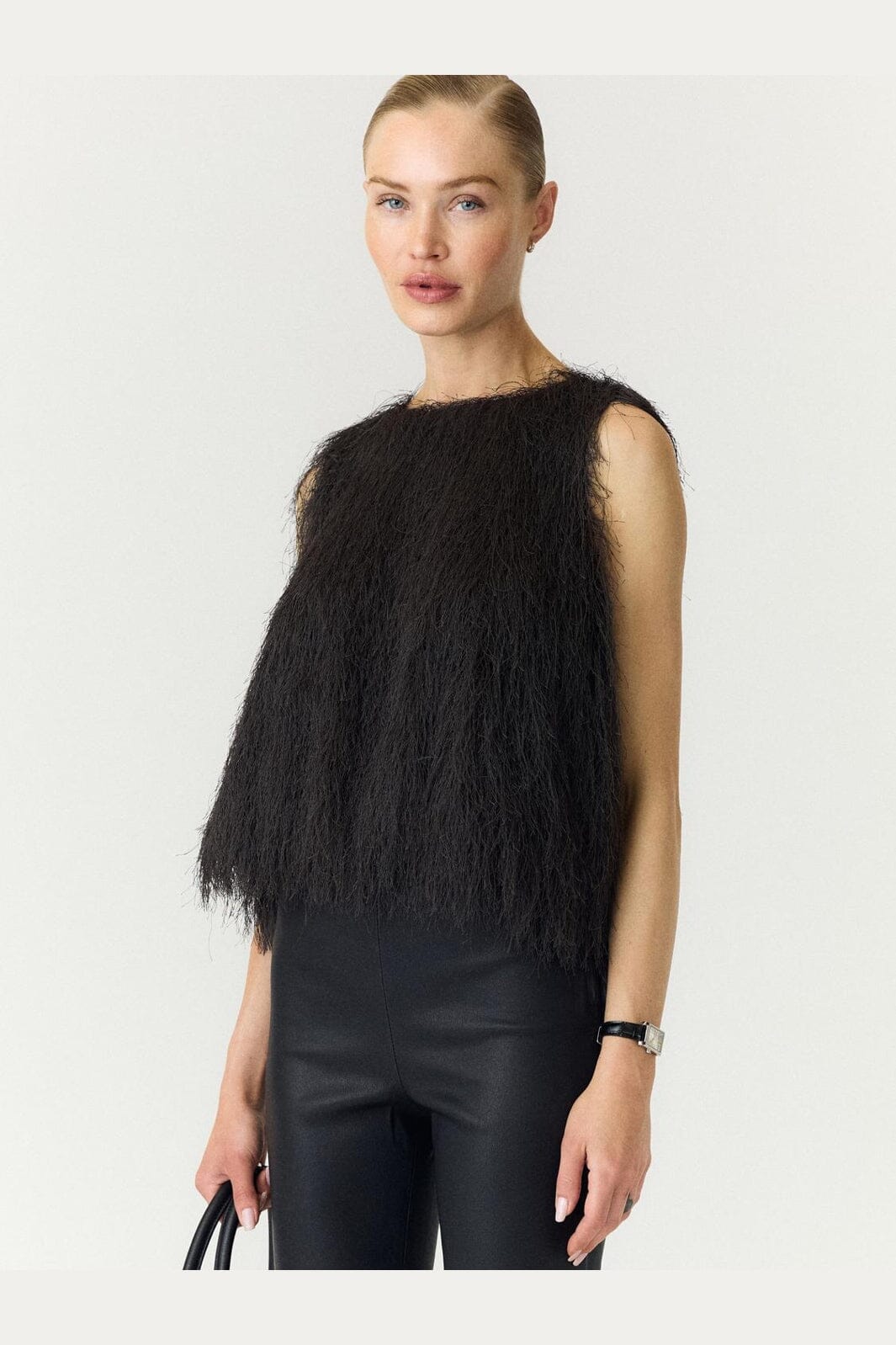 YAS - Yasfrikke Sl Fringe Top Story - 5256609 Chocolate Brown