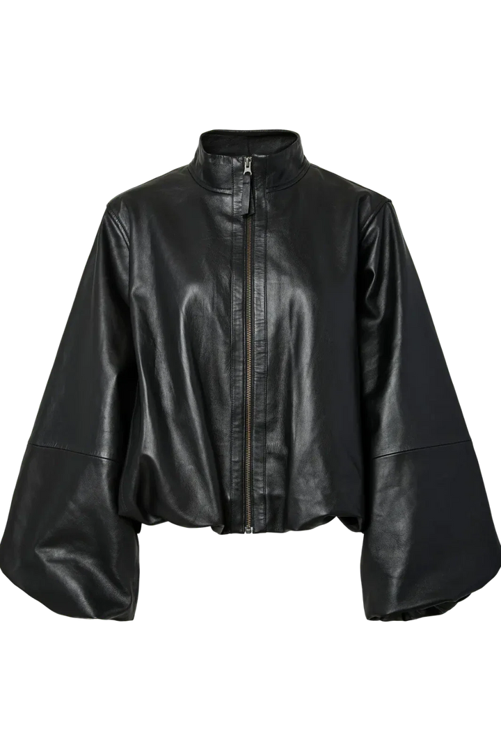 YAS - Yasisabel Leather Jacket - 5105116 Black Jakker 