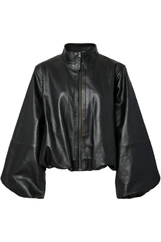YAS - Yasisabel Leather Jacket - 5105116 Black Jakker 