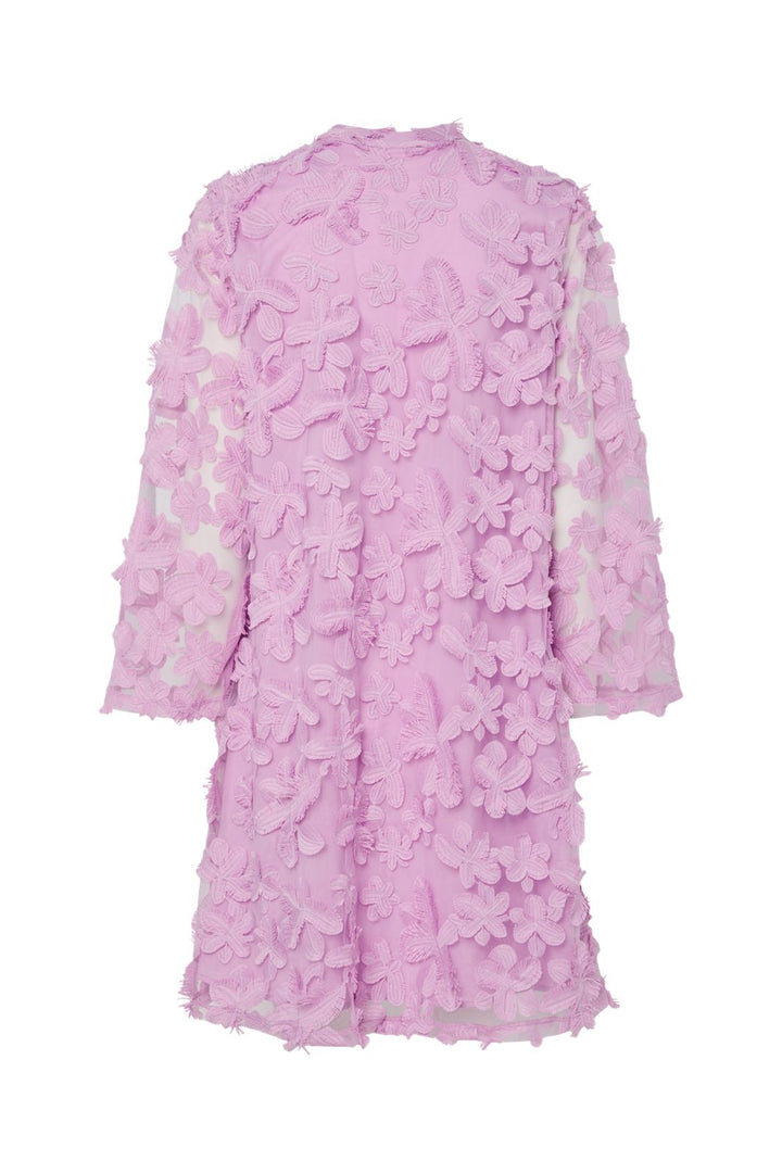 Ennakkotilaus - Y.A.S - Yaskarly 7/8 Short Dress - 4920194 Pink Lavender