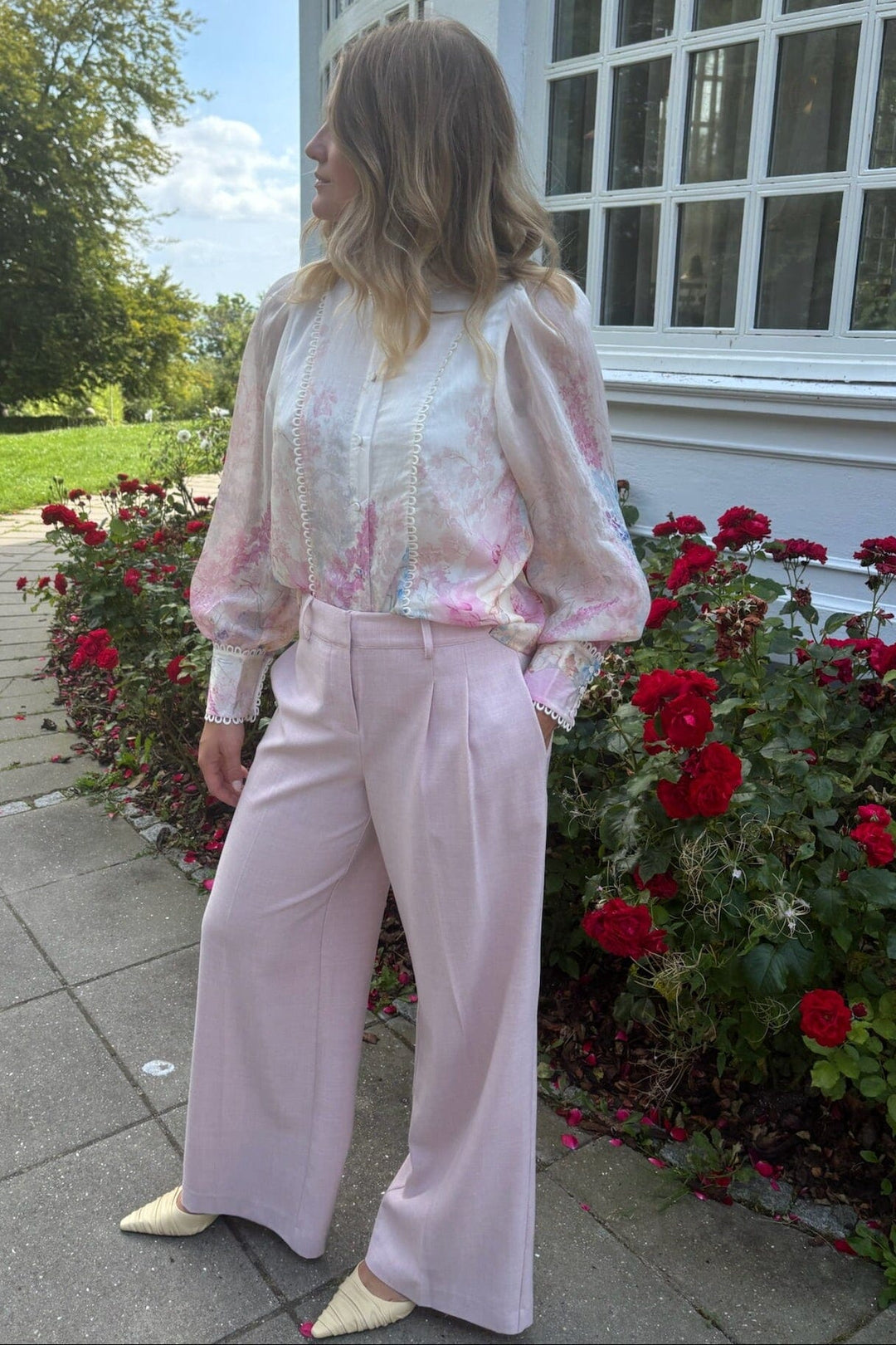 YAS - Yasmimi Pant - 5014896 Rose Smoke Bukser 
