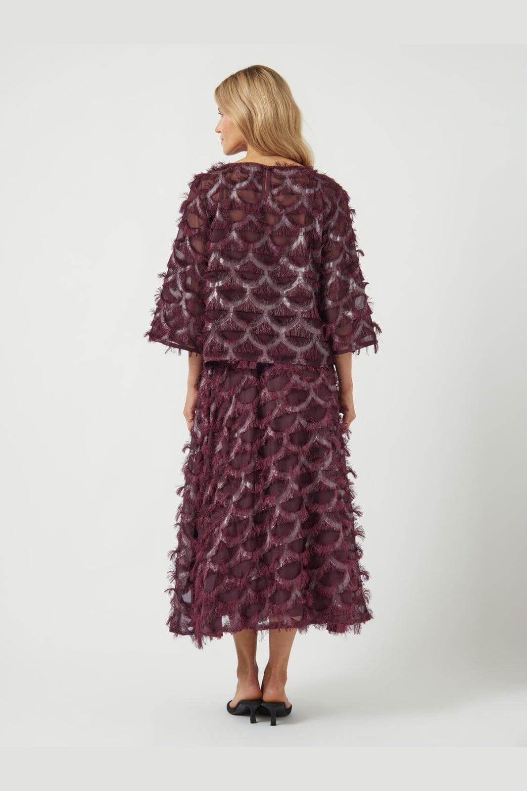 YAS - Yaspazilla 3/4 Top - 4875444 Port Royale W Metallic