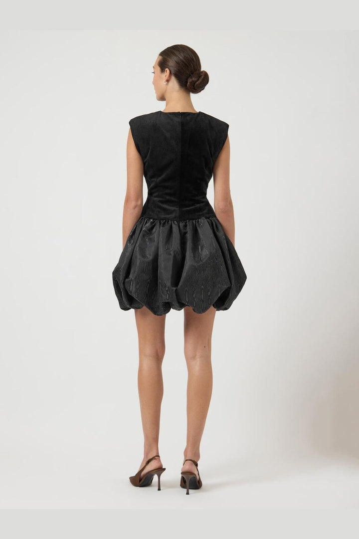 YAS - Yassarah Sl Bubble Hem Dress Gf - 4933406 Black