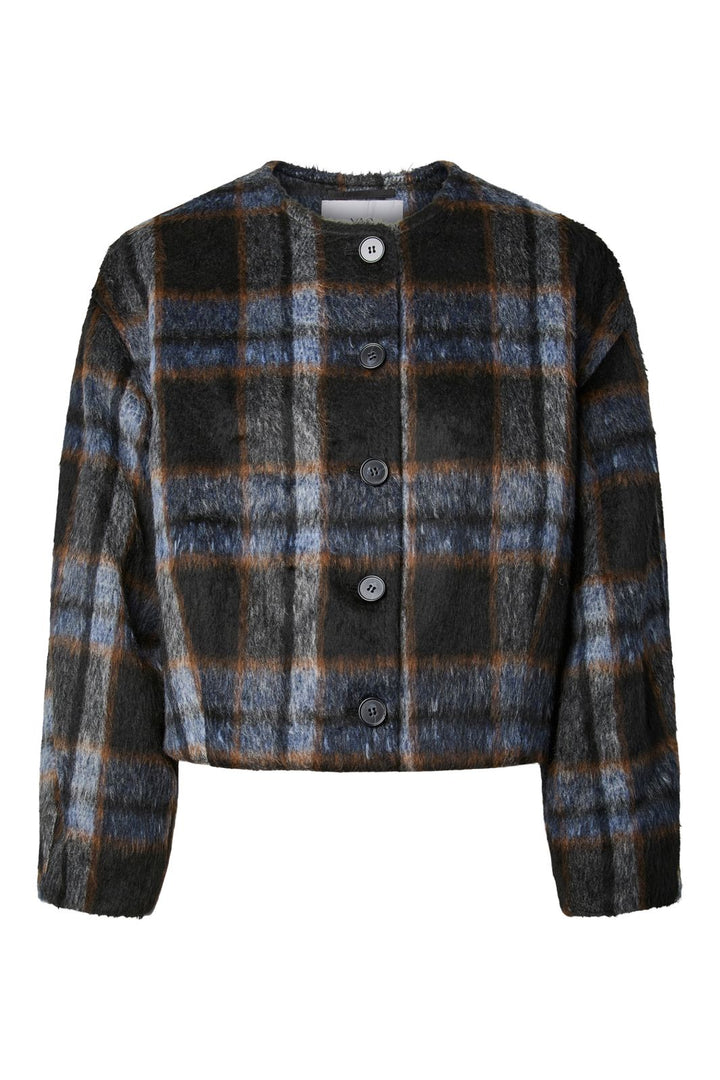 YAS - Yastalino Ls Wool Blend Jacket - 5141752 Black Check