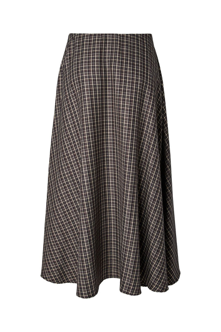 YAS - Yastulva Long Skirt - 5128241 Black Tulva Check