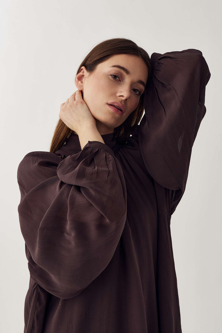 Noella - N-Lorenia Dress 14230003 - 674 - Chocolate